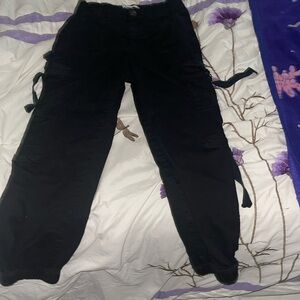 Black joggers